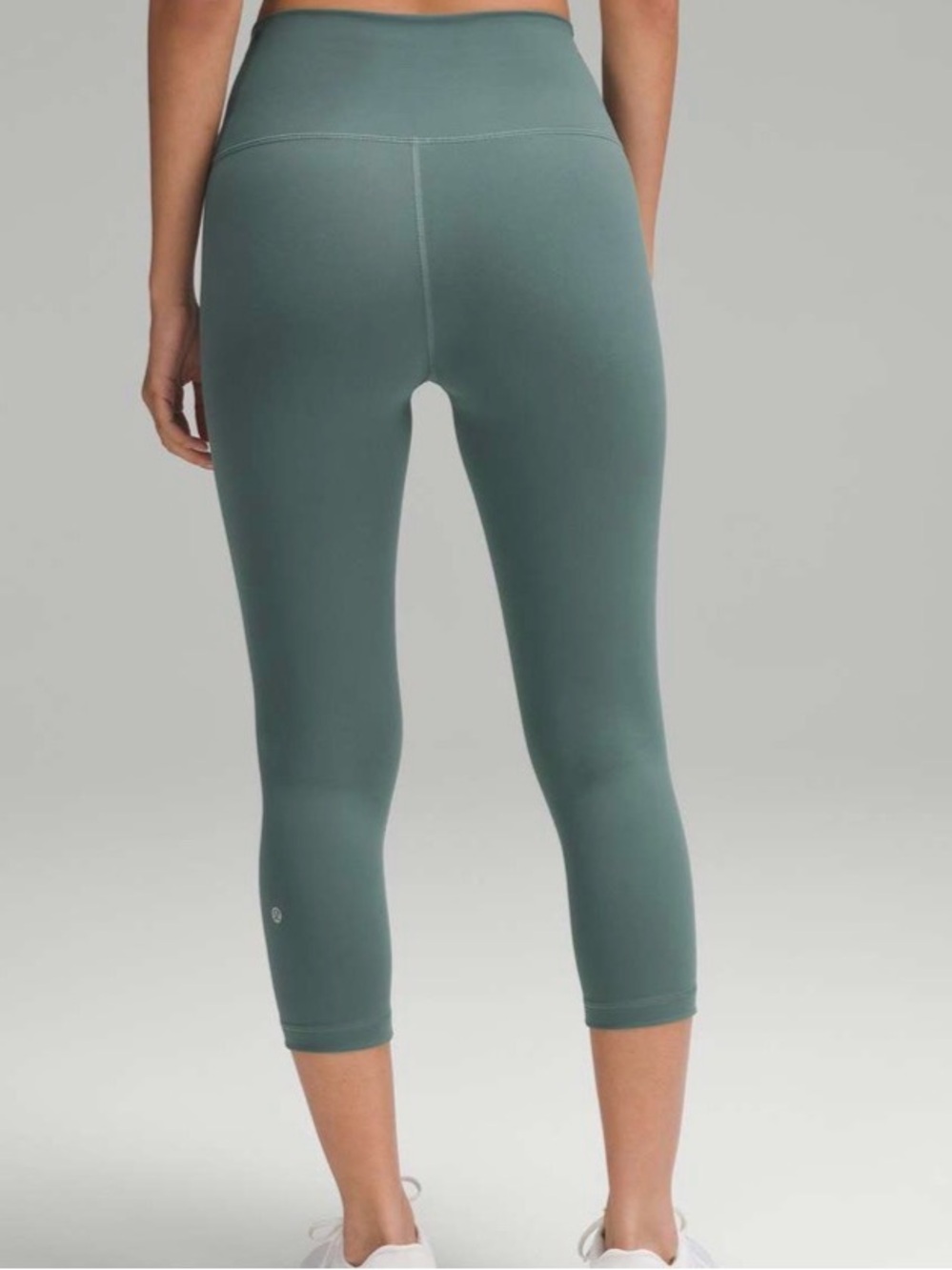 lululemon athletica High-Rise Cropped Leggings in Slate Green - Picture 2 of 5